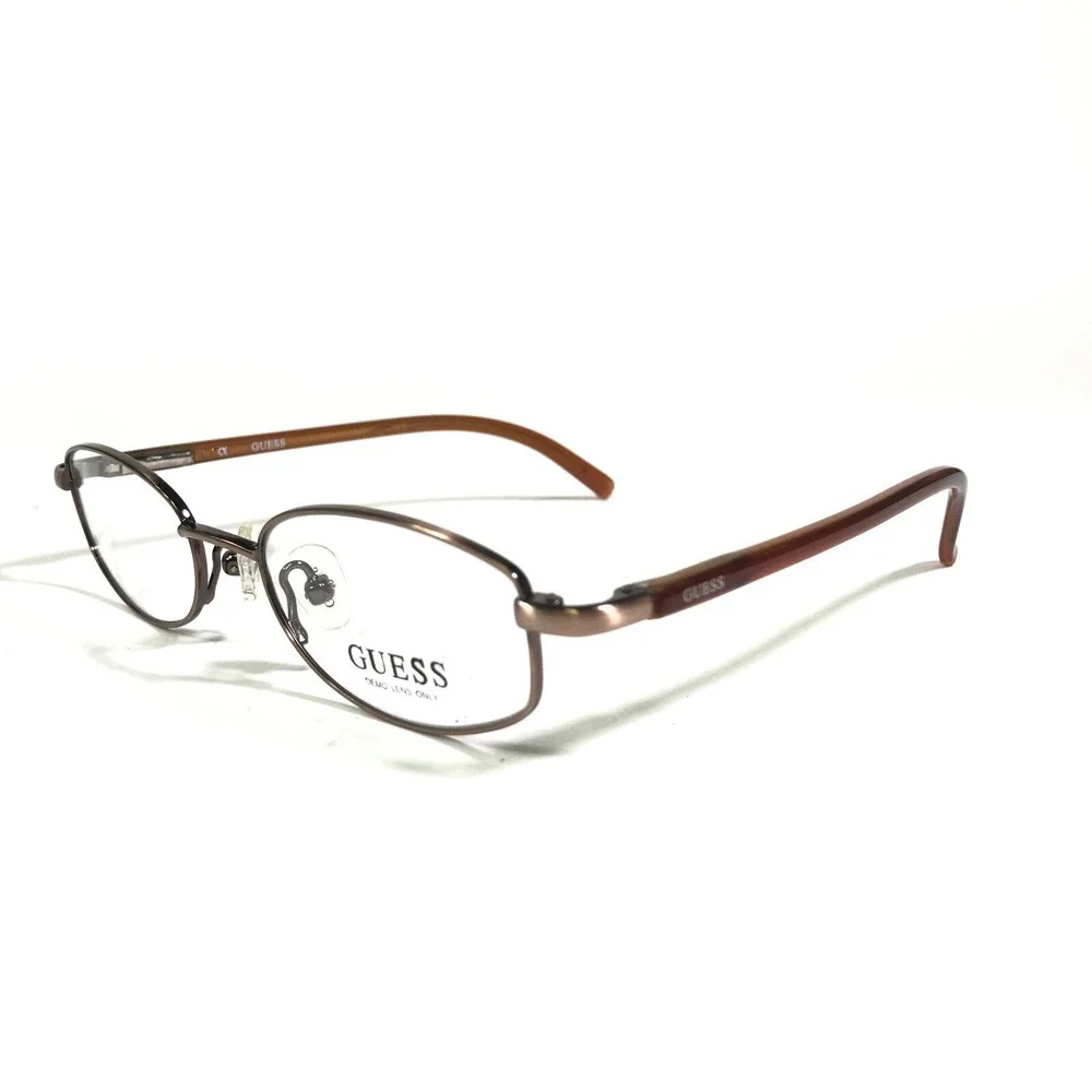 Guess Eyeglasses Frames GU1312 LBRN Brown Round Full Rim 44-16-120